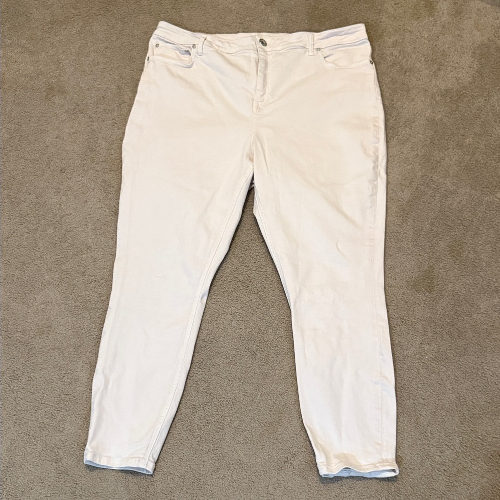 Vineyard Vines Women's Blush Pink High Waisted Skinny Jeans
